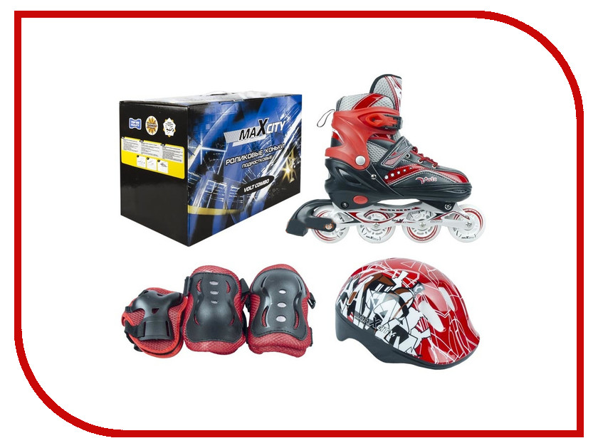 

Коньки Maxcity Volt Combo 35-38 Red, Volt Combo