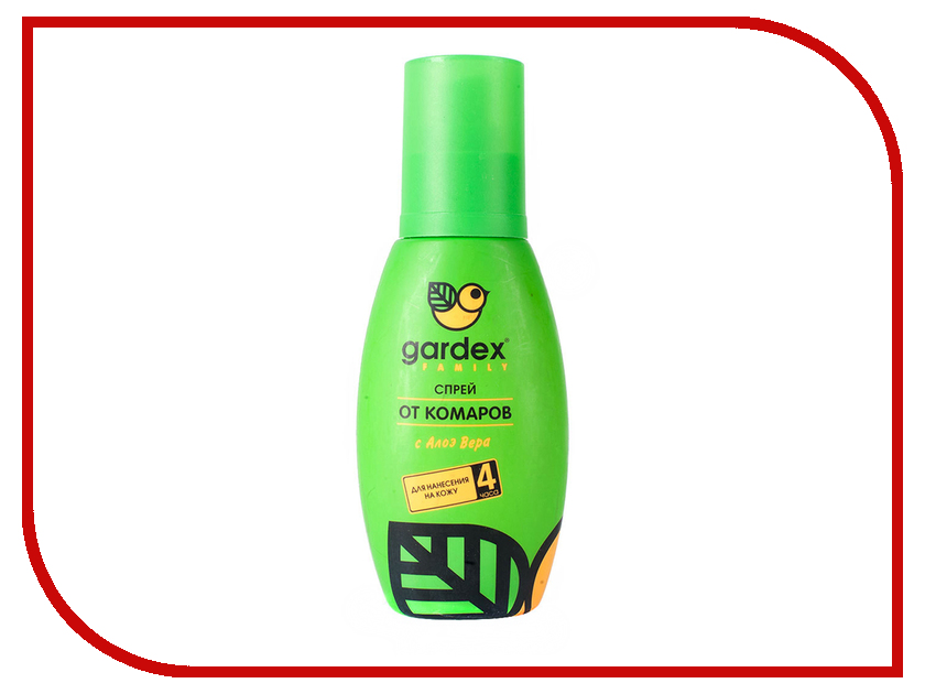 

Средство защиты от комаров Gardex Family спрей 100ml