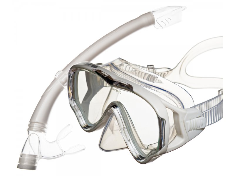 

Набор маска + трубка Sargan Маугли White MS10-SP20W, Маугли