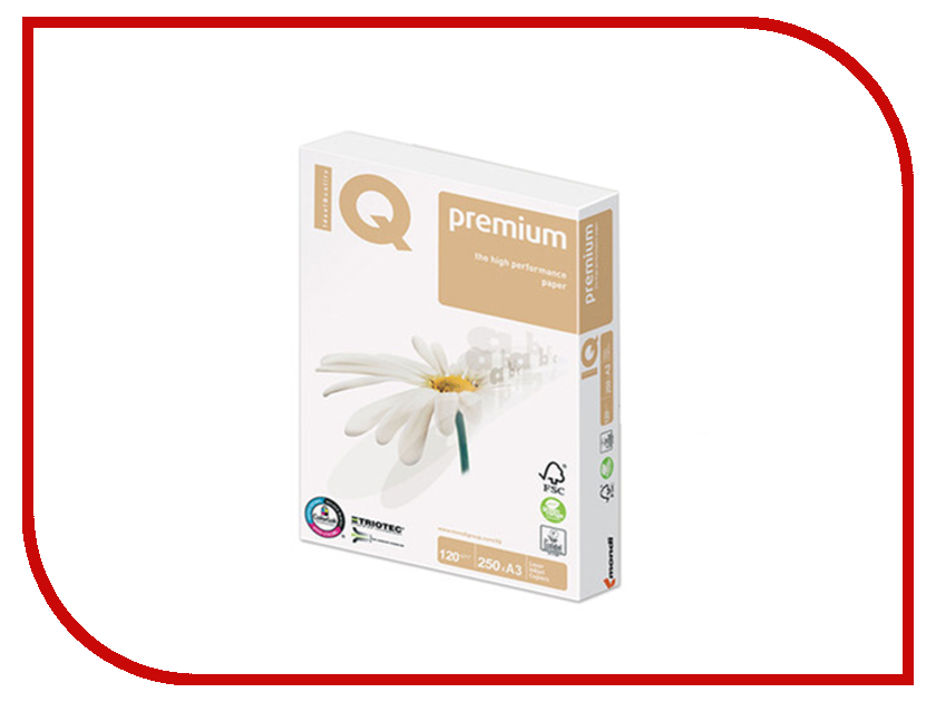 

Бумага IQ Premium А3 120g/m2 250л A+