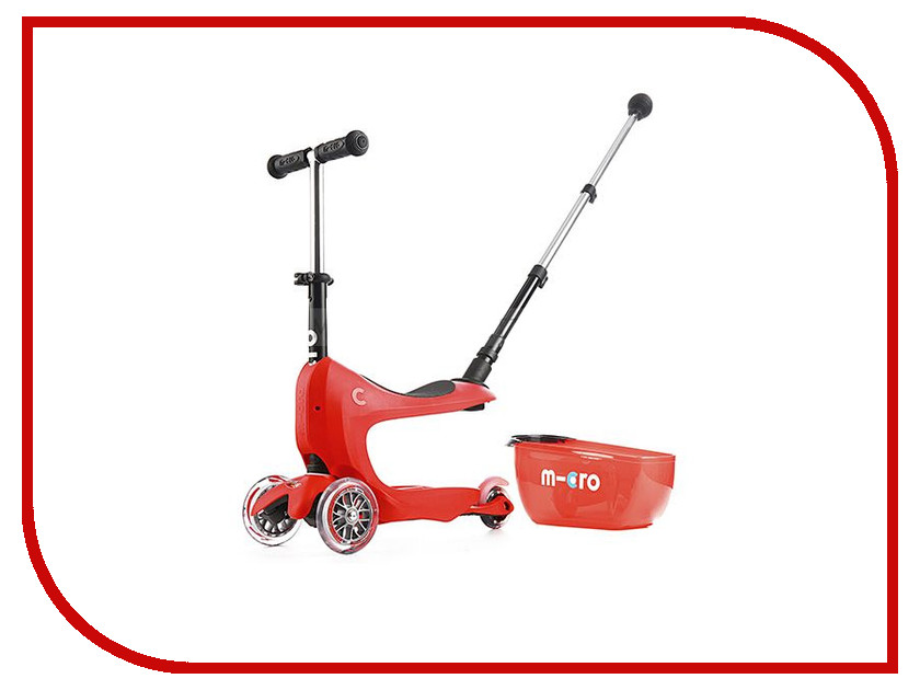 

Самокат Micro Mini 2go Deluxe Plus Red MMD032, Mini 2go Deluxe Plus