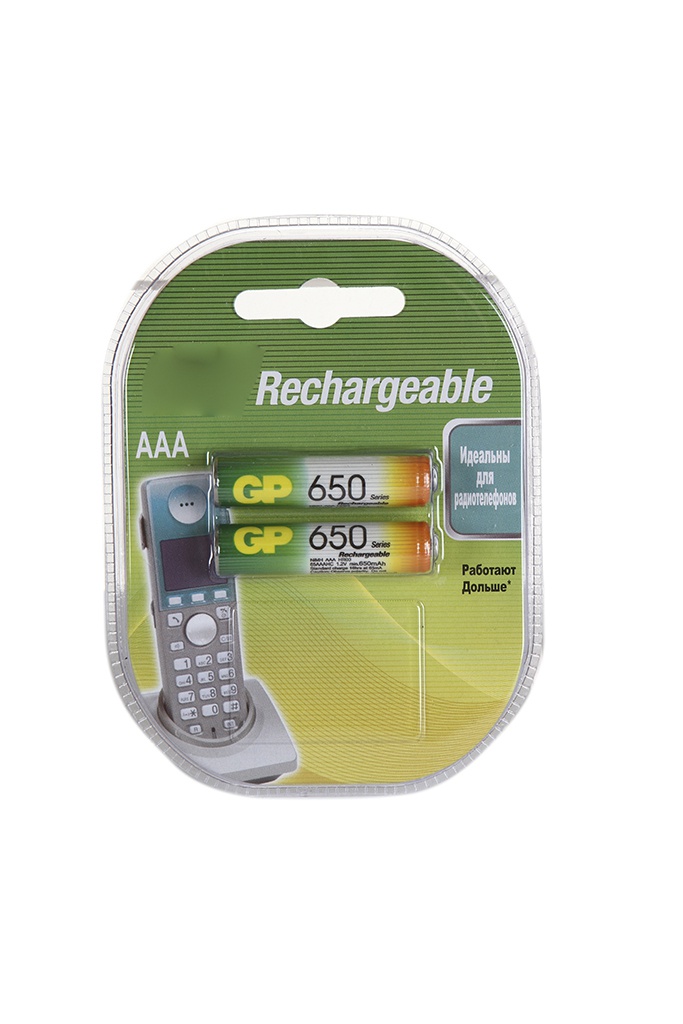Аккумулятор AAA - GP 65AAAHC-2DECRC2 элемент питания gp 65aaahc 2decrc2 емкость 650 блистер 2 шт ааа аккумулятор