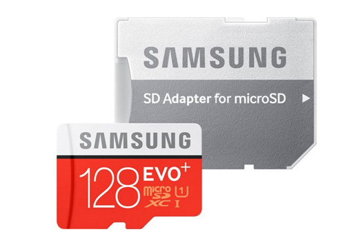 фото Карта памяти 128Gb - Samsung - Micro Secure Digital HC EVO Plus UHS-I Class 10 SAM-MB-MC128GARU с переходником под SD