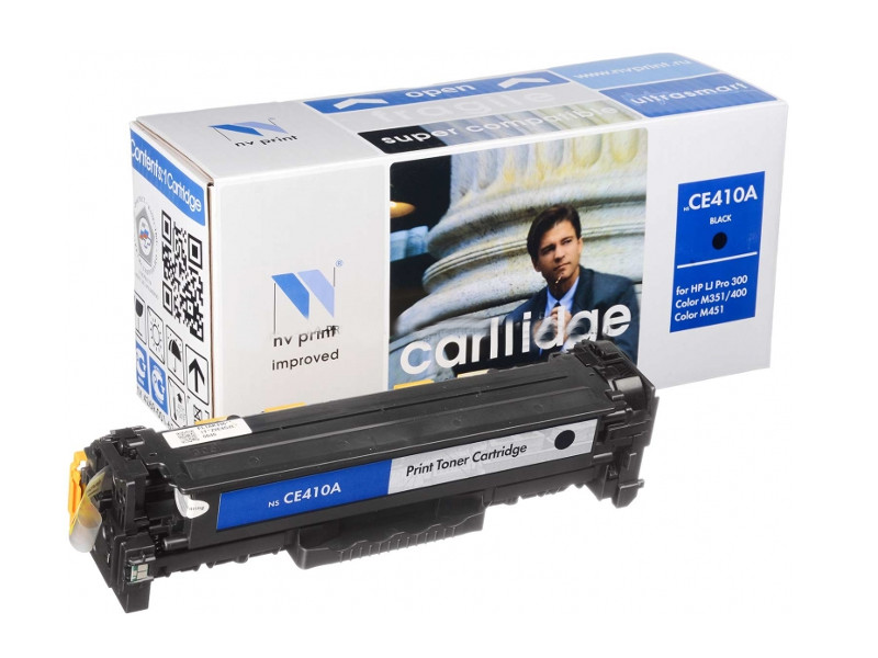 

Картридж NV Print HP CE410A Black для LaserJet Color M351a/M375nw/M451dn/M451dw/M451nw/M475dn/M475dw 2200k, HP CE410A