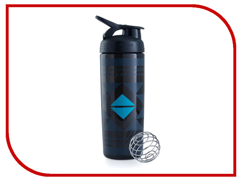 фото Шейкер BlenderBottle SportMixer Sleek 828ml Black BB-SMSK-DINA