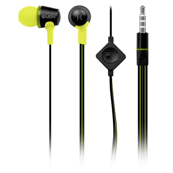 

Наушники Sven SEB-190M Black-Green, SEB-190M