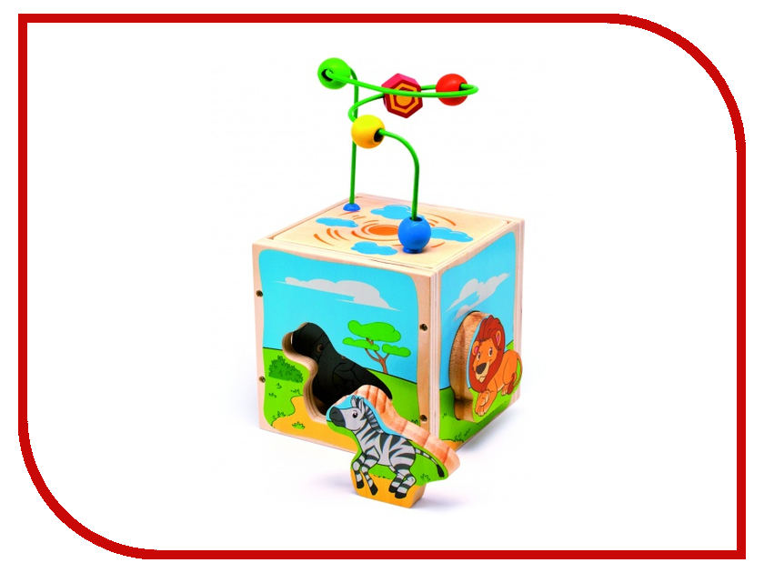 

Игрушка Мир деревянных игрушек Куб Сафари Д373