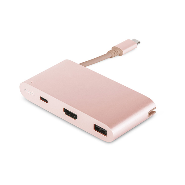 

Адаптер Moshi USB-C Multiport Adapter Golden Rose 99MO084207, USB-C Multiport Adapter