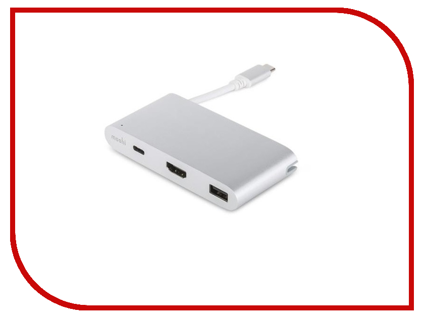 

Адаптер Moshi USB-C Multiport Adapter Silver 99MO084204, USB-C Multiport Adapter