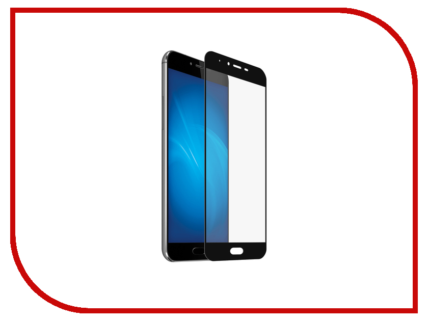

Аксессуар Закаленное стекло Meizu M5/M5S DF Full Screen mzColor-09 Black