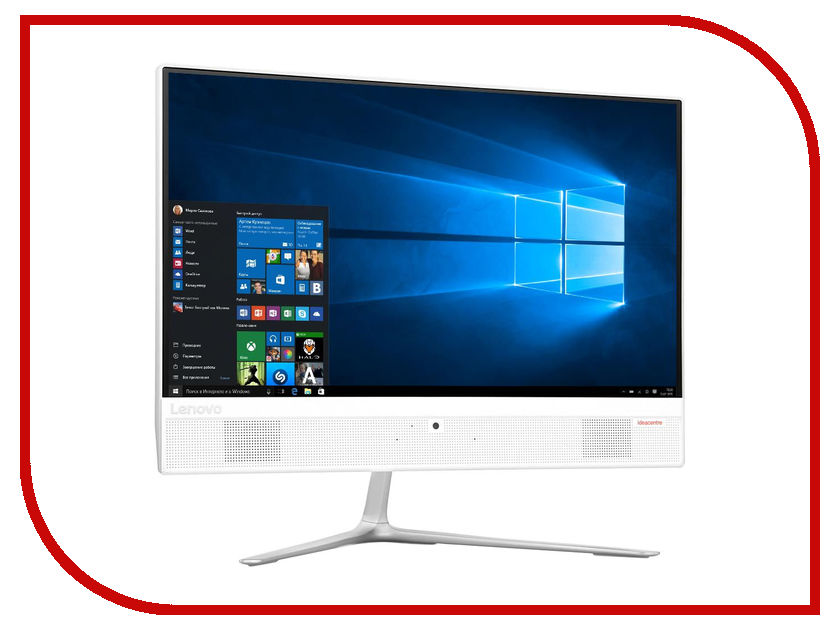 фото Моноблок Lenovo IdeaCentre 510-23ISH White F0CD00JERK (Intel Pentium G4560T 2.9 GHz/4096Mb/500Gb/DVD-RW/Intel HD Graphics 610/Wi-Fi/Bluetooth/Cam/23.0/1920x1080/Windows 10)