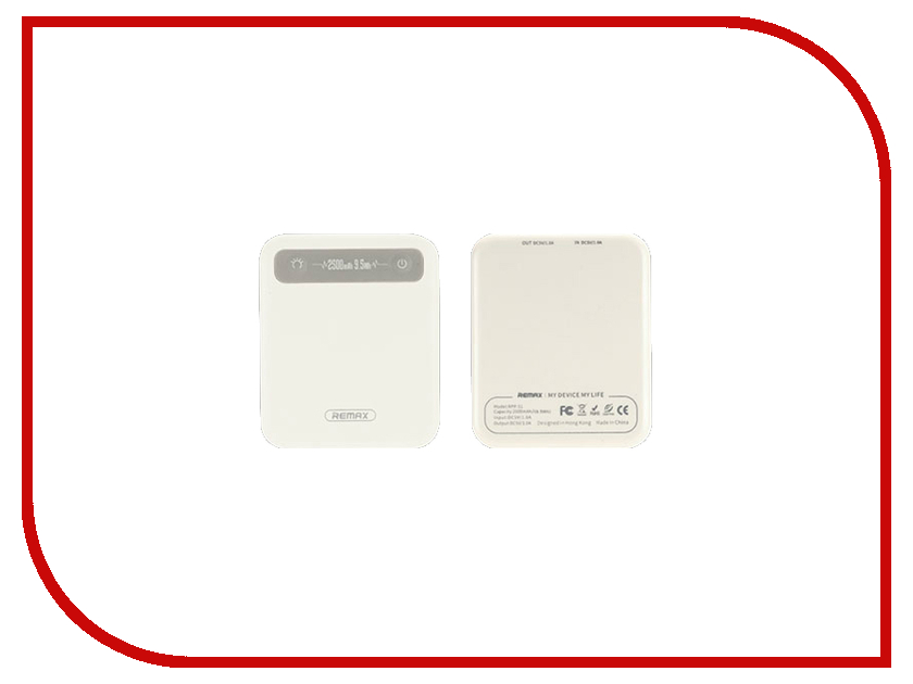 фото Аккумулятор Remax Pino RPP-51 Power Bank 2500mAh White