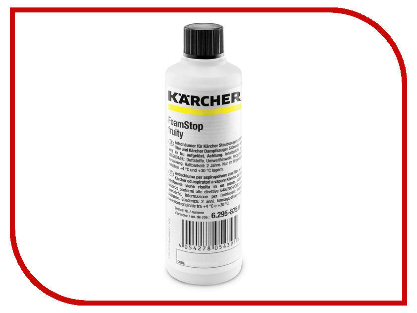 фото Пеногаситель Karcher 125ml 6.295-875 для пылесосов с водяным фильтром