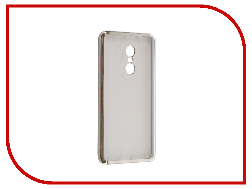 фото Аксессуар Чехол Xiaomi Redmi Note 4 iBox Blaze Silicone Silver frame
