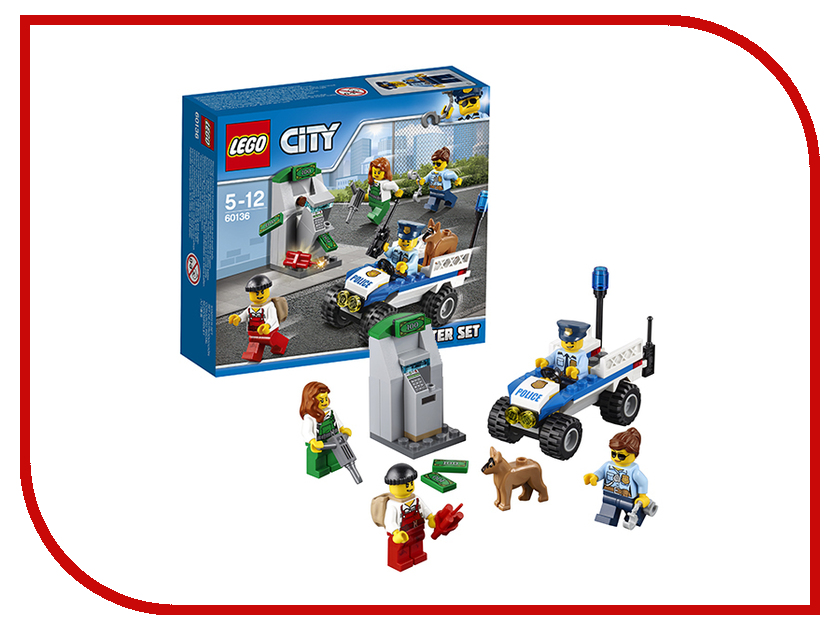 фото Конструктор Lego City Police Набор для начинающих Полиция 60136