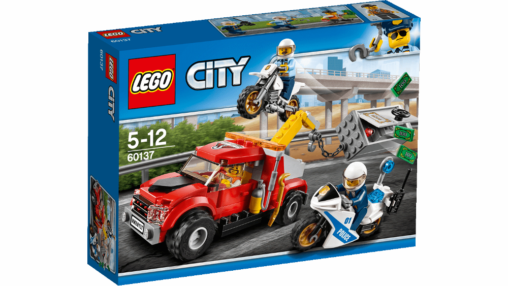 

Конструктор Lego City Police Побег на буксировщике 60137, Police Побег на буксировщике