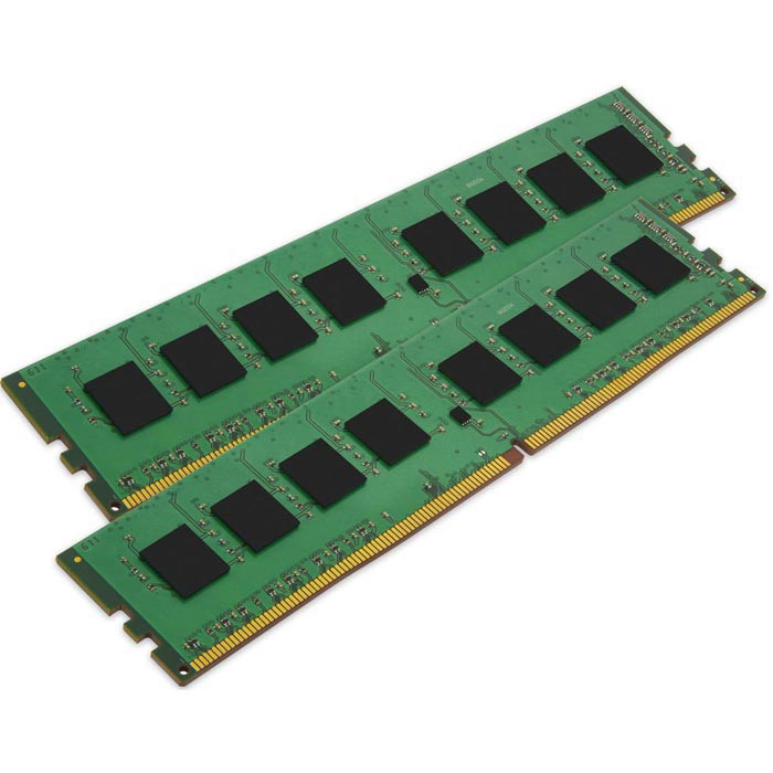 

Модуль памяти Kingston DDR4 DIMM 2400MHz PC4-19200 CL17 - 16Gb KIT (2x8GB) KVR24N17S8K2/16, KVR24N17S8K2/16