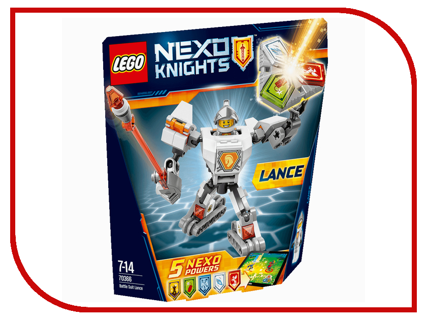 

Конструктор Lego Nexo Knights Боевые доспехи Ланса 70366