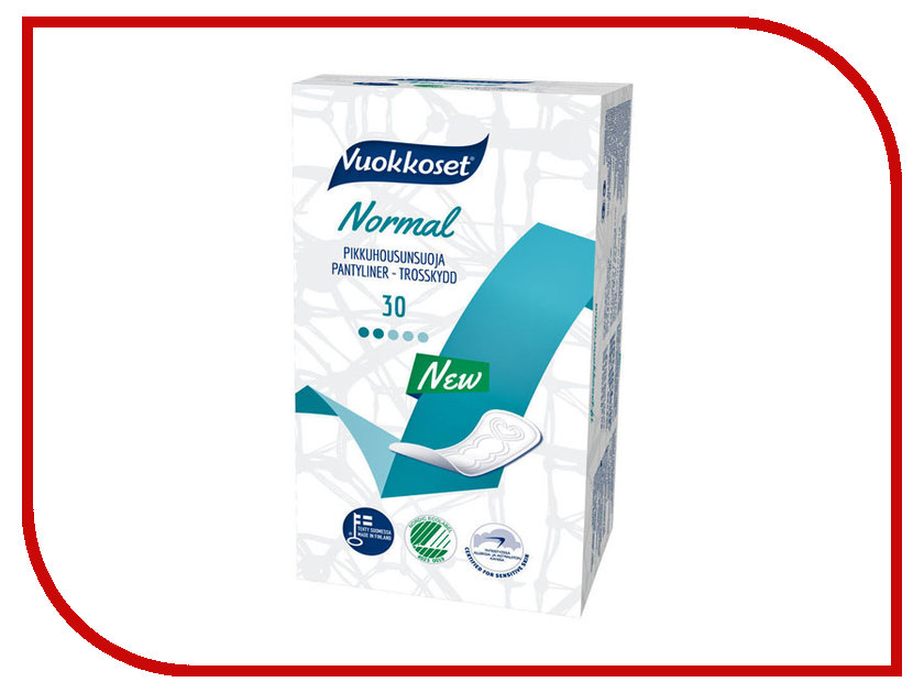 

Vuokkoset 30 Normal Pantyliner 70043