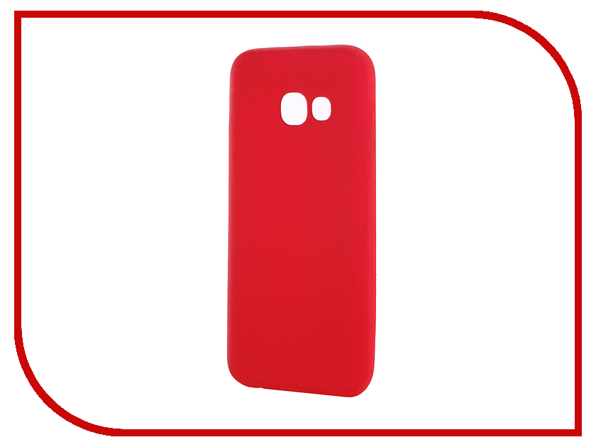 фото Аксессуар Чехол Samsung Galaxy A3 2017 A320F Zibelino Soft Matte Red ZSM-SAM-A320F-RED