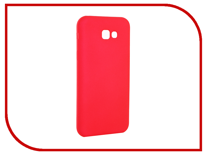 фото Аксессуар Чехол Samsung Galaxy A7 2017 A720F Zibelino Soft Matte Red ZSM-SAM-A720F-RED