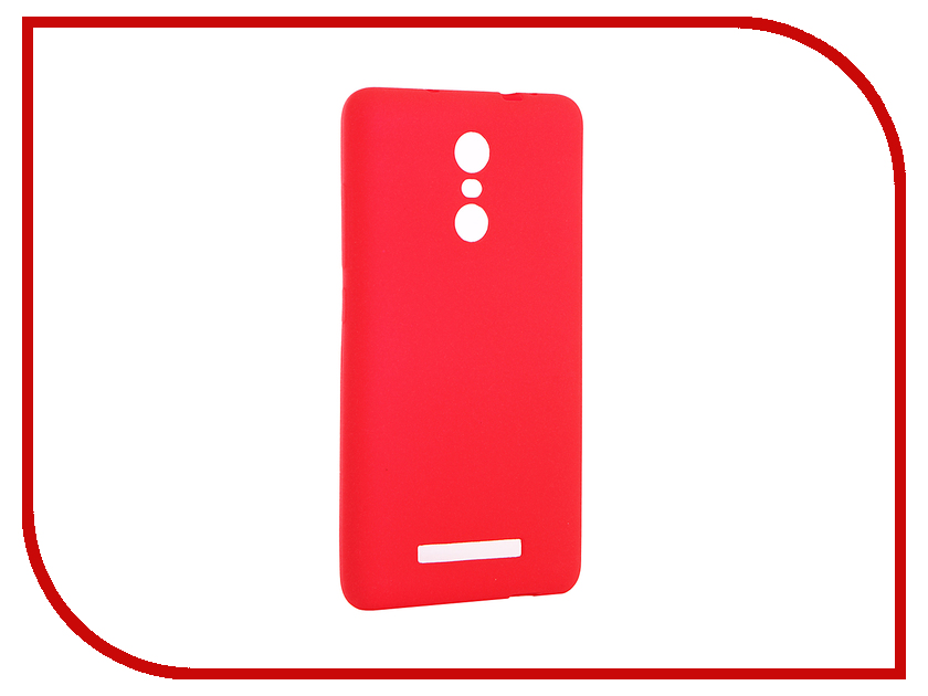 фото Аксессуар Чехол Xiaomi Redmi Note 3 / Note 3 Pro Zibelino Soft Matte Red ZSM-XIA-RDM-NOT3-RED