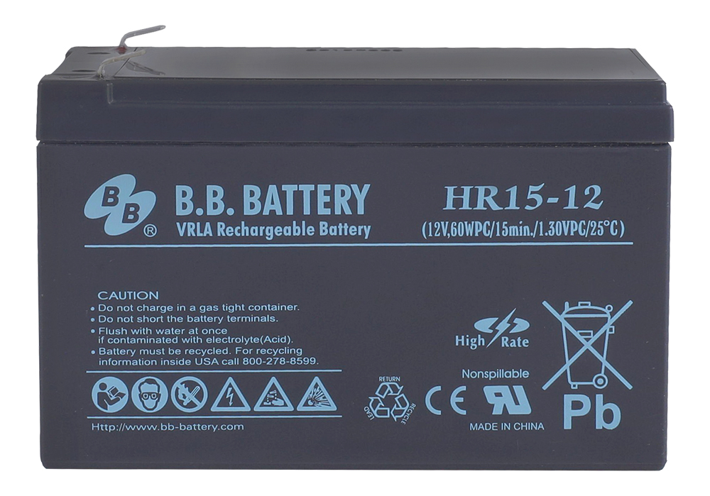 фото Аккумулятор для ИБП B.B.Battery HR 15-12