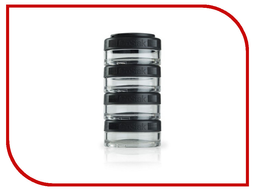 фото Набор контейнеров BlenderBottle GoStak 40ml Black BB-GS40-BLCK