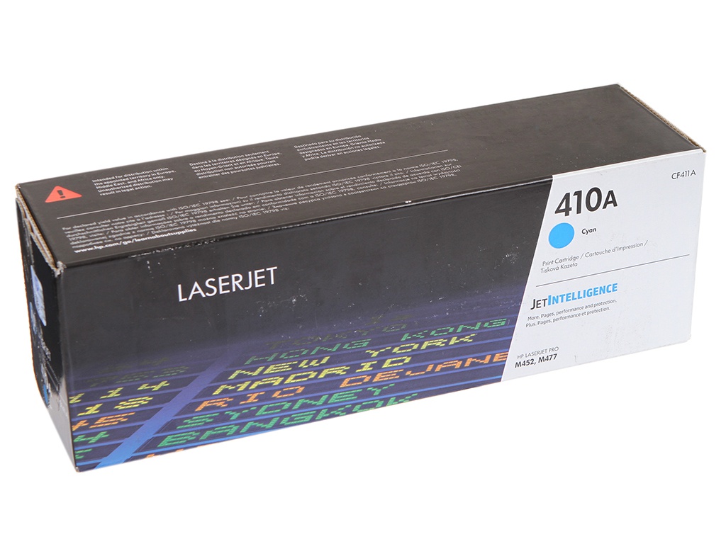 

Картридж HP 410A CF411A Cyan для LaserJet, 410A CF411A