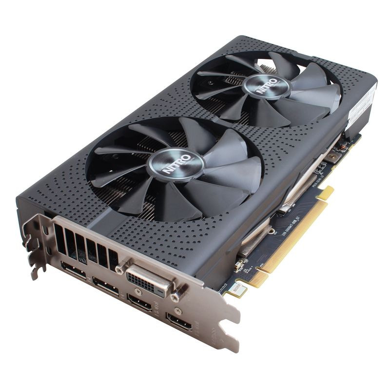 фото Видеокарта Sapphire Nitro Radeon RX 470 4G 1140Mhz PCI-E 3.0 4096Mb 7000Mhz 256 bit DVI 2xHDMI 11256-10-20G