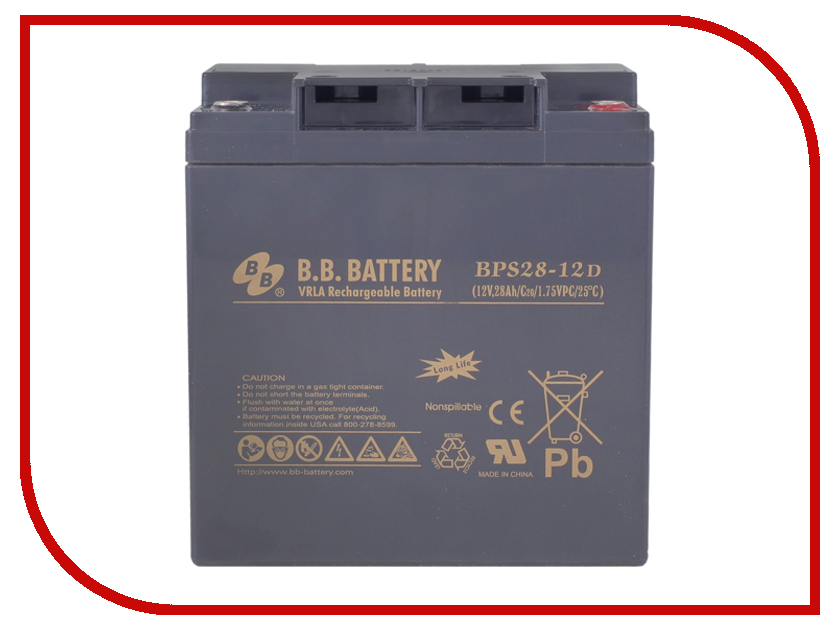 фото Аккумулятор для ИБП B.B.Battery BPS 28-12D