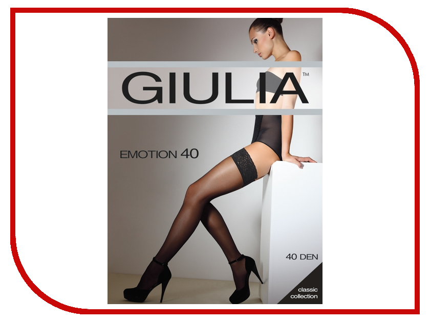 

Чулки Giulia Emotion размер 3/4 плотность 40 Den Playa
