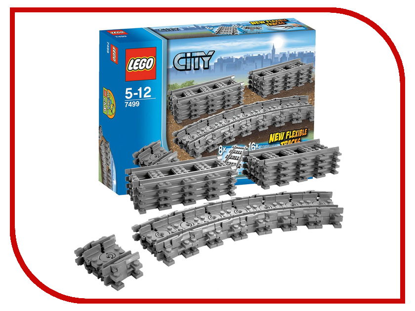 

Конструктор Lego City Гибкие пути 7499