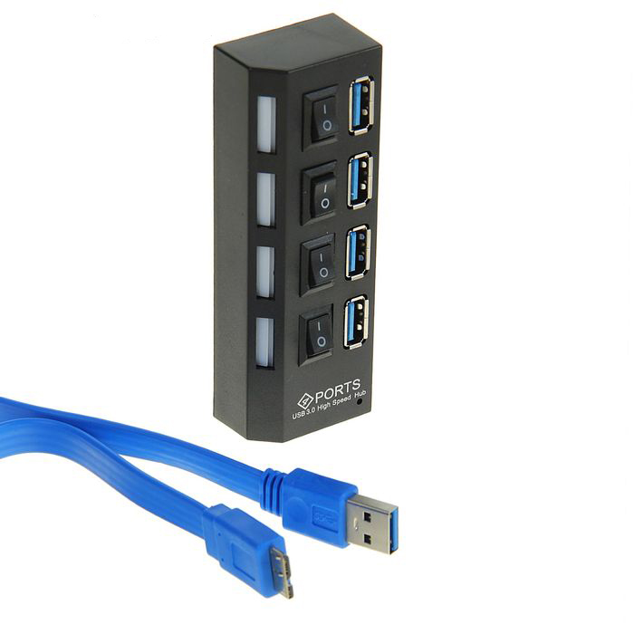 

Хаб USB Luazon 4-ports 1404147, 1404147