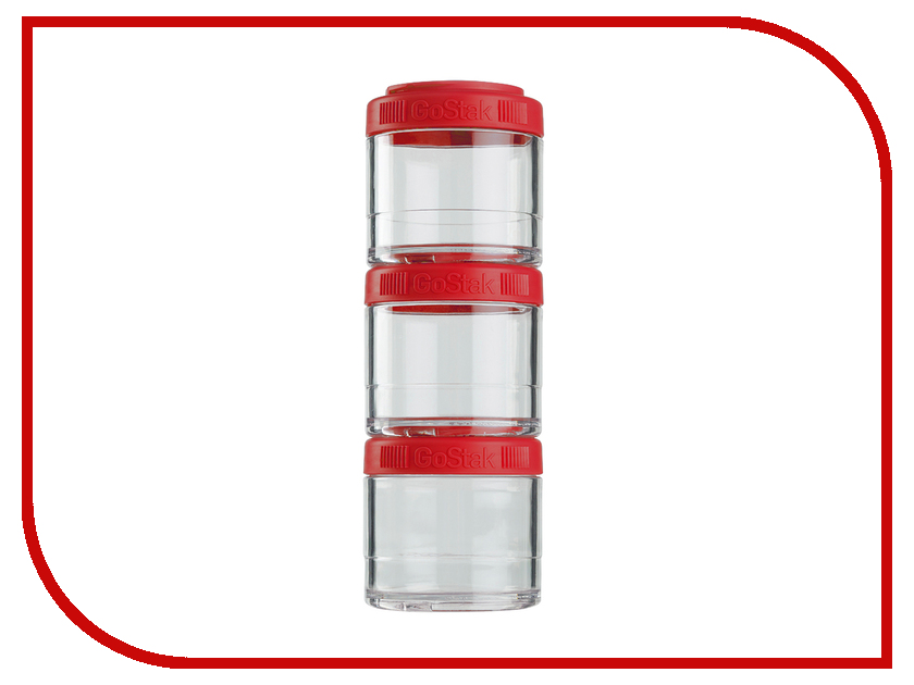 фото Набор контейнеров BlenderBottle GoStak 100ml Red BB-G100-REDD