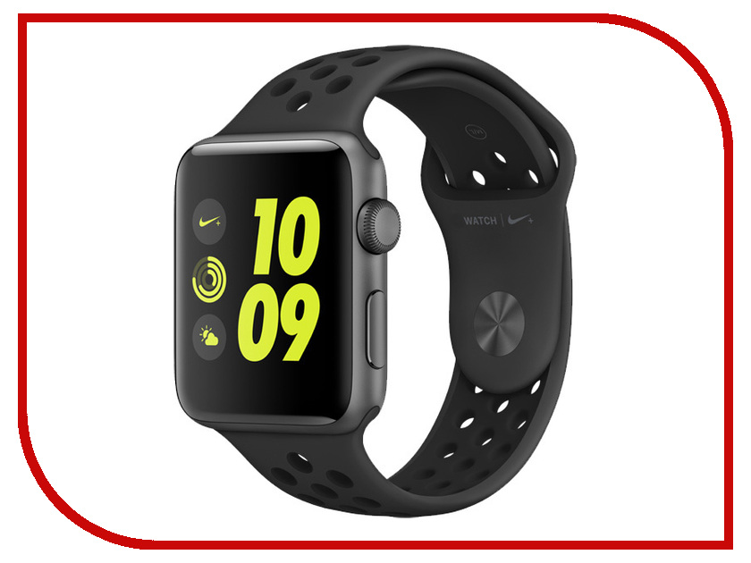 фото Умные часы APPLE Watch Nike+ 42mm Space Grey Aluminium Case with Anthracite-Black Nike Sport Band MQ182RU/A