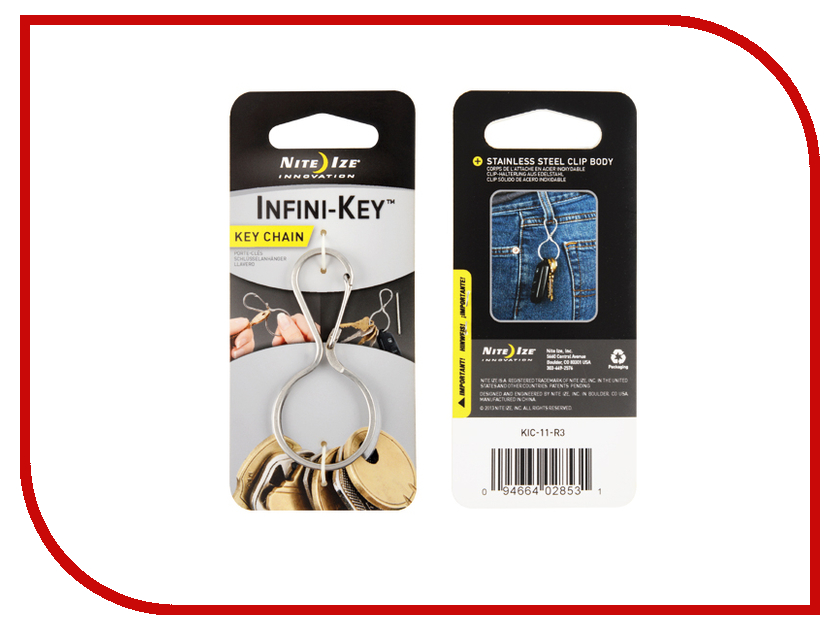 

Брелок Nite Ize Infini-Key Steel KIC-11-R3