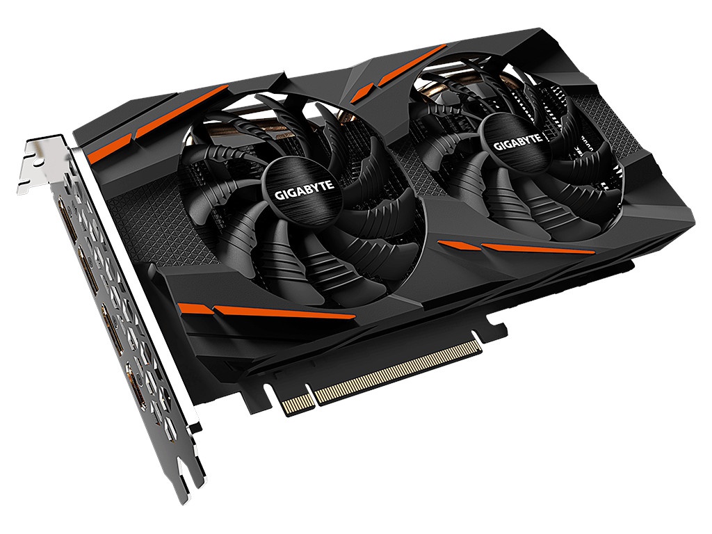 фото Видеокарта GigaByte Radeon RX 580 Gaming 8G 1340MHz PCI-E 8192Mb 8000Mhz 256bit DVI-D HDMI GV-RX580GAMING-8GD