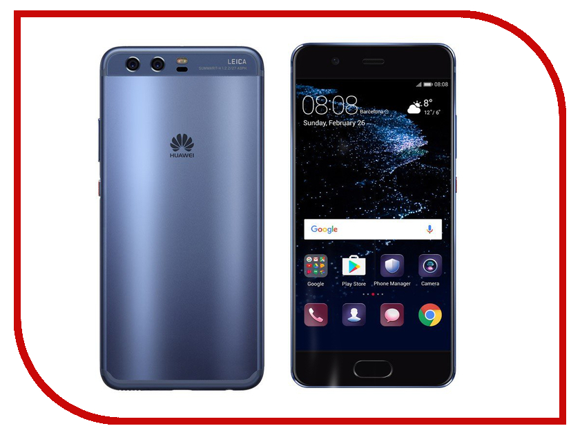 фото Сотовый телефон Huawei P10 Dual sim 64Gb Ram 4Gb Blue