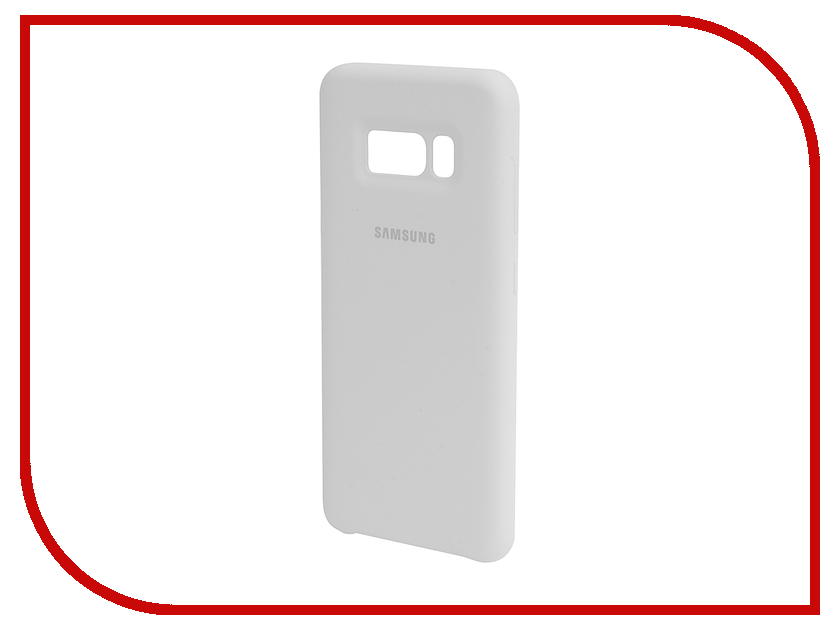 фото Аксессуар Чехол Samsung Galaxy S8 Silicone Cover White EF-PG950TWEGRU