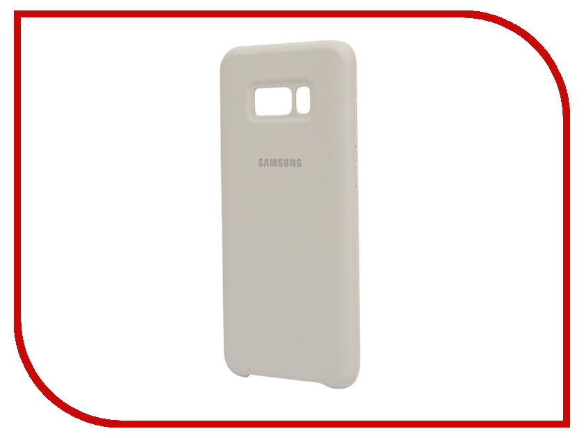 фото Аксессуар Чехол Samsung Galaxy S8 Plus Silicone Cover White EF-PG955TWEGRU