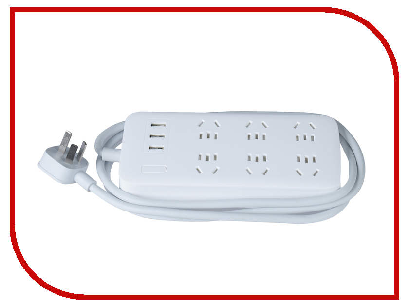 фото Удлинитель Xiaomi Mi Power Strip Sockets 6 USB 3