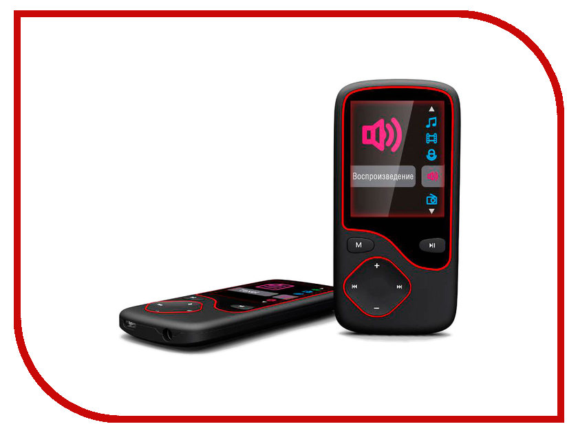 

Плеер Digma Cyber 3L 4Gb Black-Red