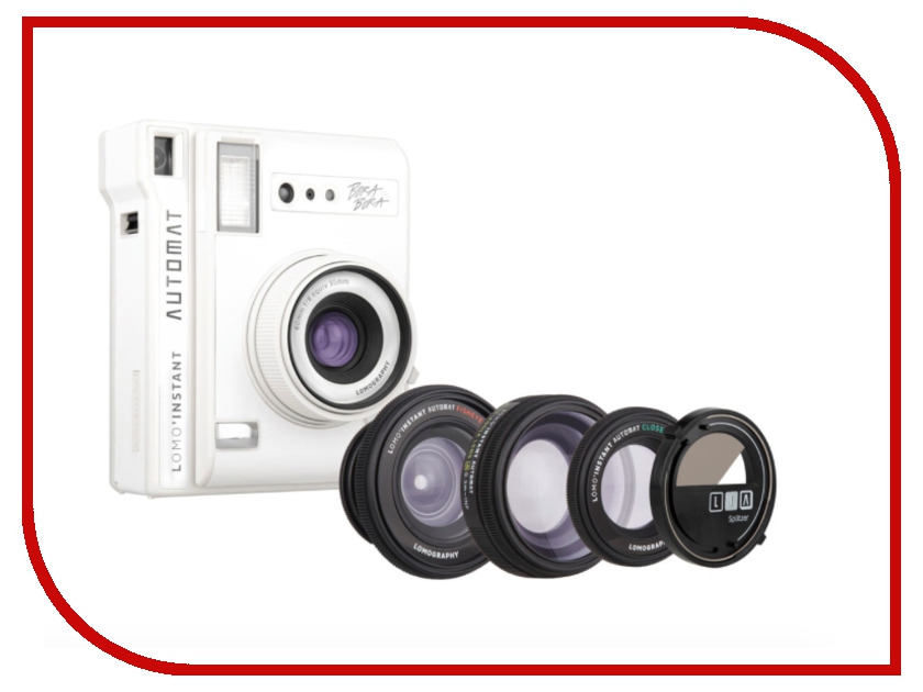фото Фотоаппарат Lomography LomoInstant Automat + Lenses White LI850W