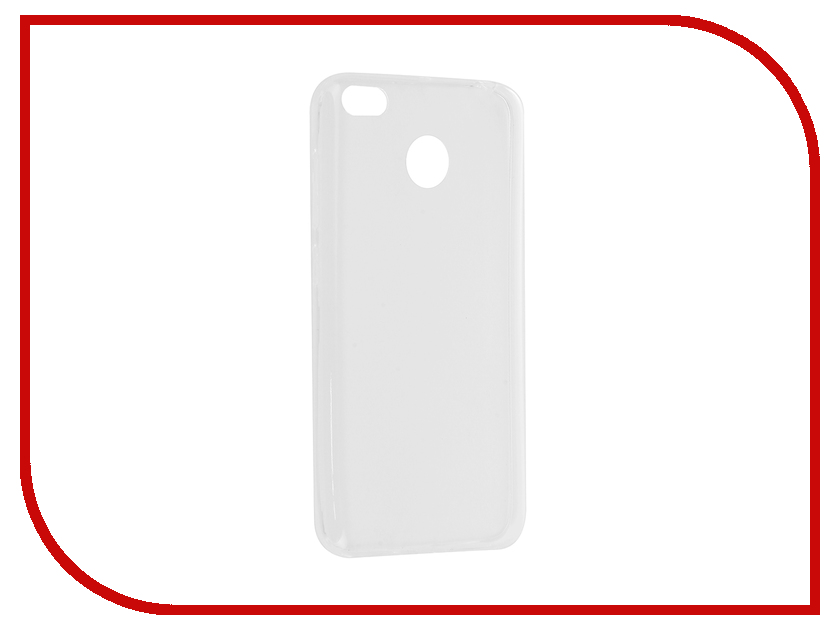 фото Аксессуар Чехол Xiaomi Redmi 4X Gecko Transparent-Glossy White S-G-XIR4X-WH