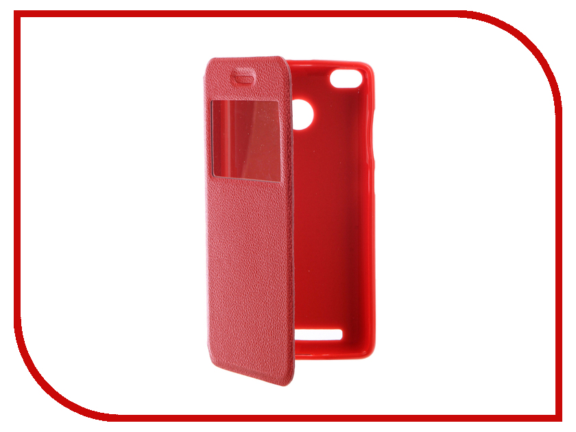 фото Аксессуар Чехол Xiaomi Redmi 3S Gecko Book Red G-BOOK-XIAM-3S-RED