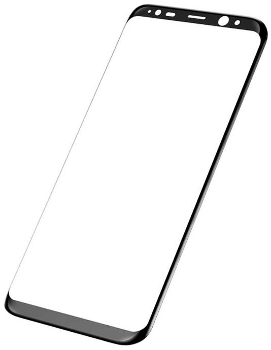 фото Аксессуар Защитное стекло Brosco для Samsung Galaxy S8 Full Screen Black SS-S8-3D-GLASS-BLACK