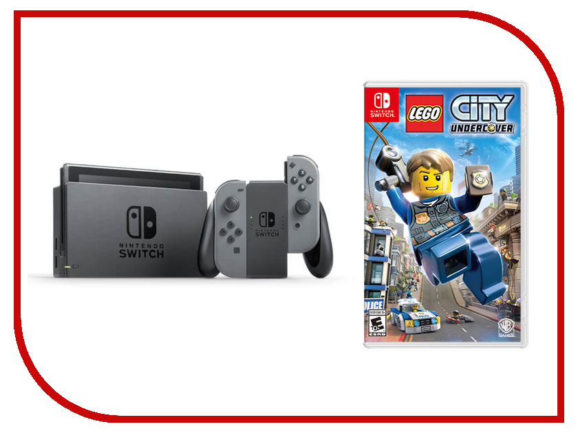 фото Игровая приставка Nintendo Switch Grey + LEGO City Undercover
