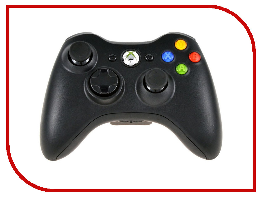 фото Геймпад Microsoft XBOX 360 Wireless Controller Black NSF-00002 / NSF-00024