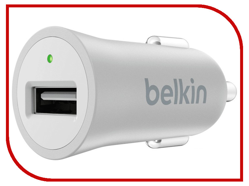 фото Зарядное устройство Belkin Car MicroCharger F8M730BTSLV Silver